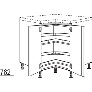 Nobilia XL-Eckschrank NUETK92-X 55089