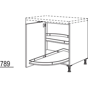 Nobilia XL-Eckschrank UEDBD90-45-X 37086