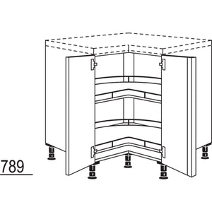 Nobilia XL-Eckschrank UEDTK80-X 37273