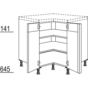 Nobilia XL-Eckschrank UTE90-X 33293