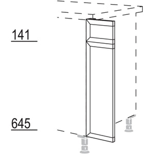 Nobilia XL-Frontpassstück in Türausführung UPF20-X 33230