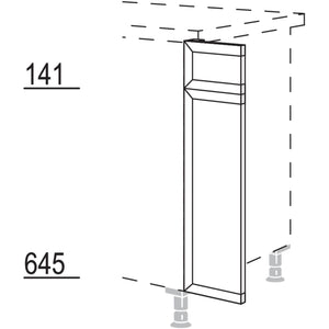 Nobilia XL-Frontpassstueck in Tuerausfuehrung UPF20-X 33230