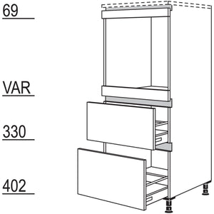 Nobilia XL-Geräte-Umbau Backofen NGO2A-X 53402