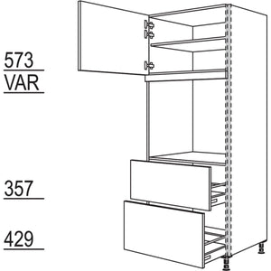 Nobilia XL-Geräte-Umbau Backofen NGSDAO2A76-2X 45968