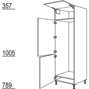 Nobilia XL-Geräte-Umbau Kühl- Gefrierautomat GD158-2X 41872