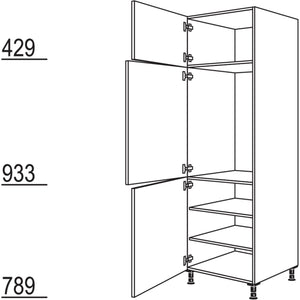 Nobilia XL-Geraete-Umbau Kuehlautomat GD88-2X 40822