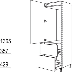 Nobilia XL-Geräte-Umbau Kühlautomat NGS1232A-2X 45982