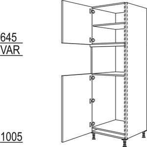 Nobilia XL-Geräte-Umbau Kühlautomat und Mikrowelle -  Dampfgarer - Kompaktgerät NGSMDK88-2X 45973