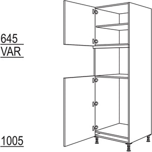 Nobilia XL-Geräte-Umbau Kühlautomat und Mikrowelle - Dampfgarer - Kompaktgerät G88MDK-2X 40829