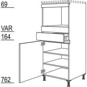 Nobilia XL-Geräte-Umbau Mikrowelle NGMS-X 53335