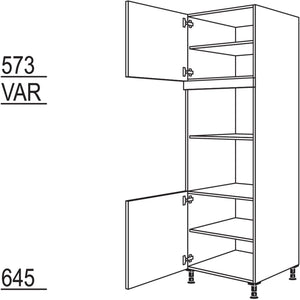 Nobilia XL-Geräte-Umbau für Mikrowelle und Dampfgarer - Kompaktgerät GMDK-2X 41731