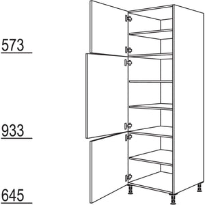 Nobilia XL-Geschirr-- Vorratsschrank H40-2X 40209