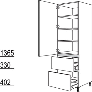 Nobilia XL-Geschirr-- Vorratsschrank NH2A40-2X 43310