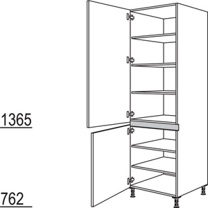 Nobilia XL-Geschirr-- Vorratsschrank NH30-2X 43303