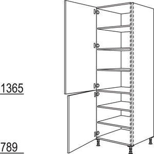 Nobilia XL-Geschirr-- Vorratsschrank NHS40-2X 45902