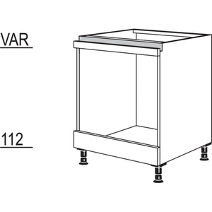 Nobilia XL-Herd-Umbauschrank NHU60-X 56309