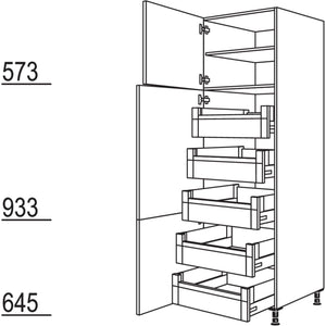 Nobilia XL-Hochschrank HI40-2X 40244