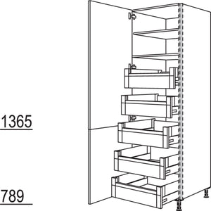 Nobilia XL-Hochschrank NHSI40-2X 45918