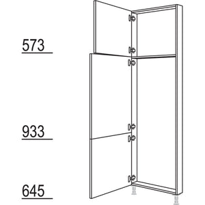 Nobilia XL-Hochschrank-Rahmenteil HRT30-2X 45857