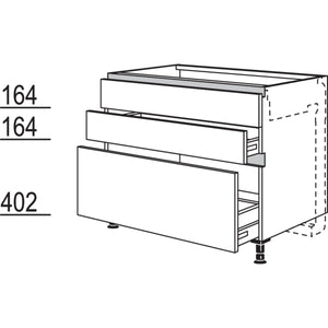 Nobilia XL-Kochstellenschrank fuer Kochfeldabzug NKMSA60-X 57308