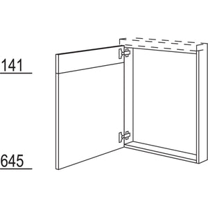 Nobilia XL-Rahmenteil URT45-X 33166