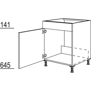 Nobilia XL-Spülenschrank SPU40-X 33204