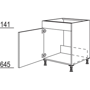 Nobilia XL-Spuelenschrank SPU60-X 33206