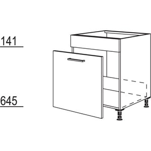 Nobilia XL-Spülenschrank SPUA50-X 33198