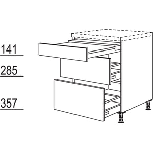 Nobilia XL-Unterschrank Ausziehtisch UT2A90-X 33147