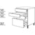 Nobilia XL-Unterschrank Ausziehtisch UTSA60-X 37146