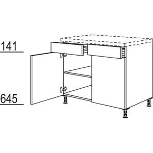 Nobilia XL-Unterschrank US90-X 37079