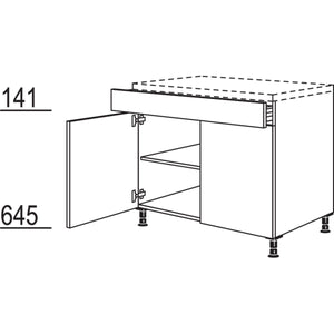 Nobilia XL-Unterschrank USG80-X 34408