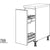 Nobilia XL-Unterschrank mit Apothekerauszug Junior UAJOD30-X 37140