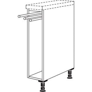 Nobilia XL-Unterschrankregal URHT15-X 35215