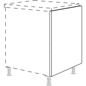 Nobilia XL-Wange fuer Raumplanung in Korpushoehe UWKR10-X 10708