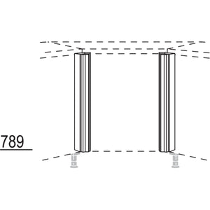 Nobilia XL-Winkelpassstueck- 135-- variabel UPE135-2-V-X 37332