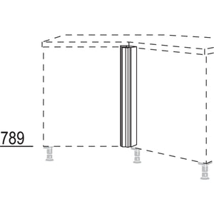 Nobilia XL-Winkelpassstück- 135-- variabel UPE135-V-X 37331