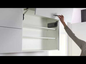 nobilia Hängeschrank Falt-Lift Wandschrank 60 cm & 90 cm Küchen Oberschrank in weiß