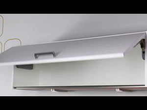 nobilia Küchen-Hängeschrank für Mikrowelle Wandschrank Küchenschrank 60 cm weiß