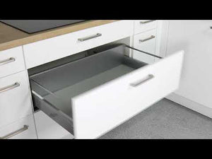 nobilia base cabinet with 3 drawers for self-sufficient hob in 60 cm & 90 cm hob cabinet white