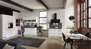nobilia Einbauküche Hamburg komplett mit E-Geräten konfigurierbar auch für verwinkelte Räume