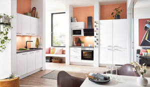 nobilia Küche Husum Weiß 420 cm sofort verfügbar komplett konfigurierbar