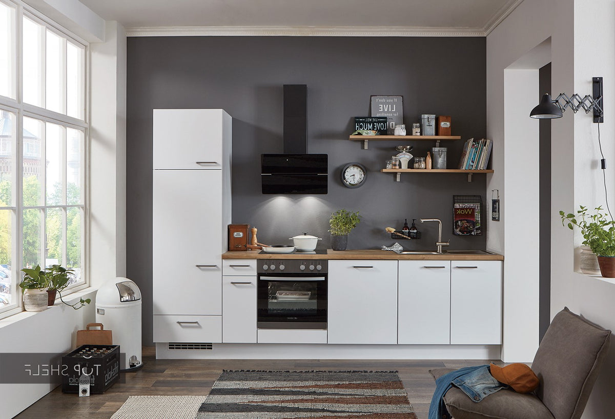 nobilia kitchen Kiel - 300 alpine kitchenette complete white cm pre-as