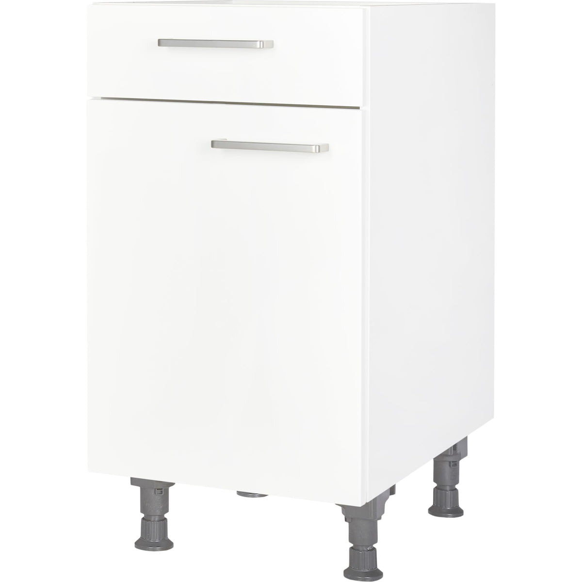 nobilia kitchen base cabinet US 30cm 45cm 60cm white with drawer and d