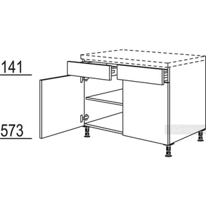 Nobilia Unterschrank US100 22071