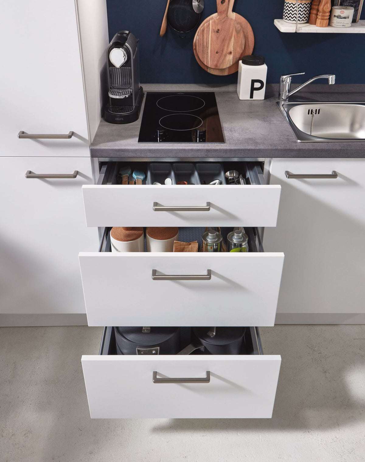 nobilia cutlery box cutlery insert for 30cm 45cm 60cm 90 cm wide cabinets  drawer insert