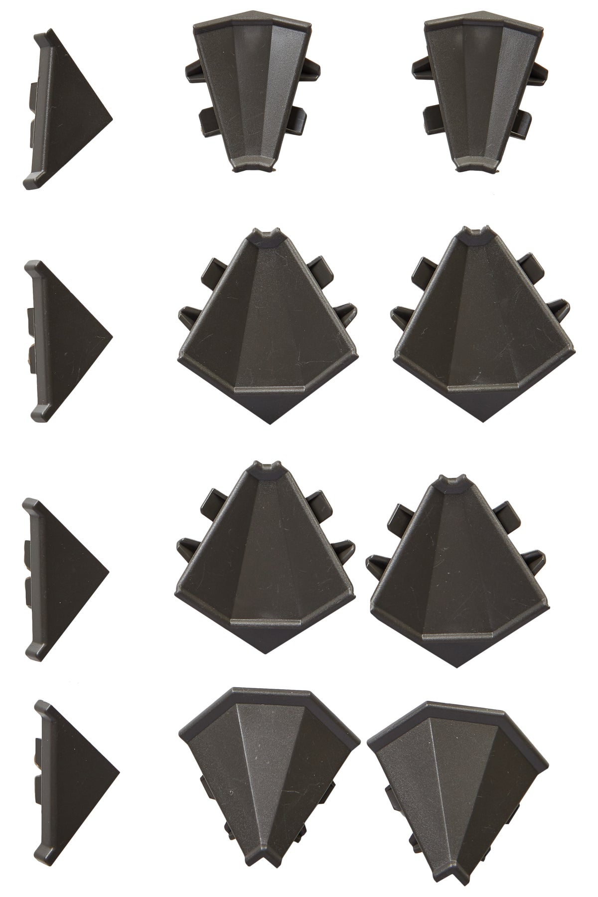 nobilia Miniküche Einbeck 180 cm Weiß matt Beton Schiefergrau mit Geschirspüler nobilia - top-shelf.de