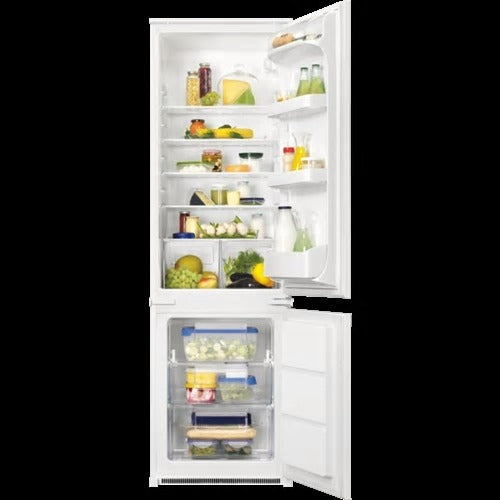 nobilia Küche Weimar 330 cm Alpinweiß matt Eiche Provence mit Kühlschrank &amp; Geschirspüler nobilia - top-shelf.de