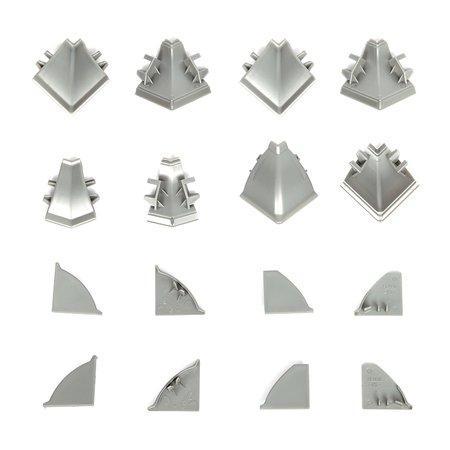 Wandabschluss-profil Zubehörbeutel Endstücke, Innen- und Außenecken WAPN-Z nobilia Zubehör nobilia 